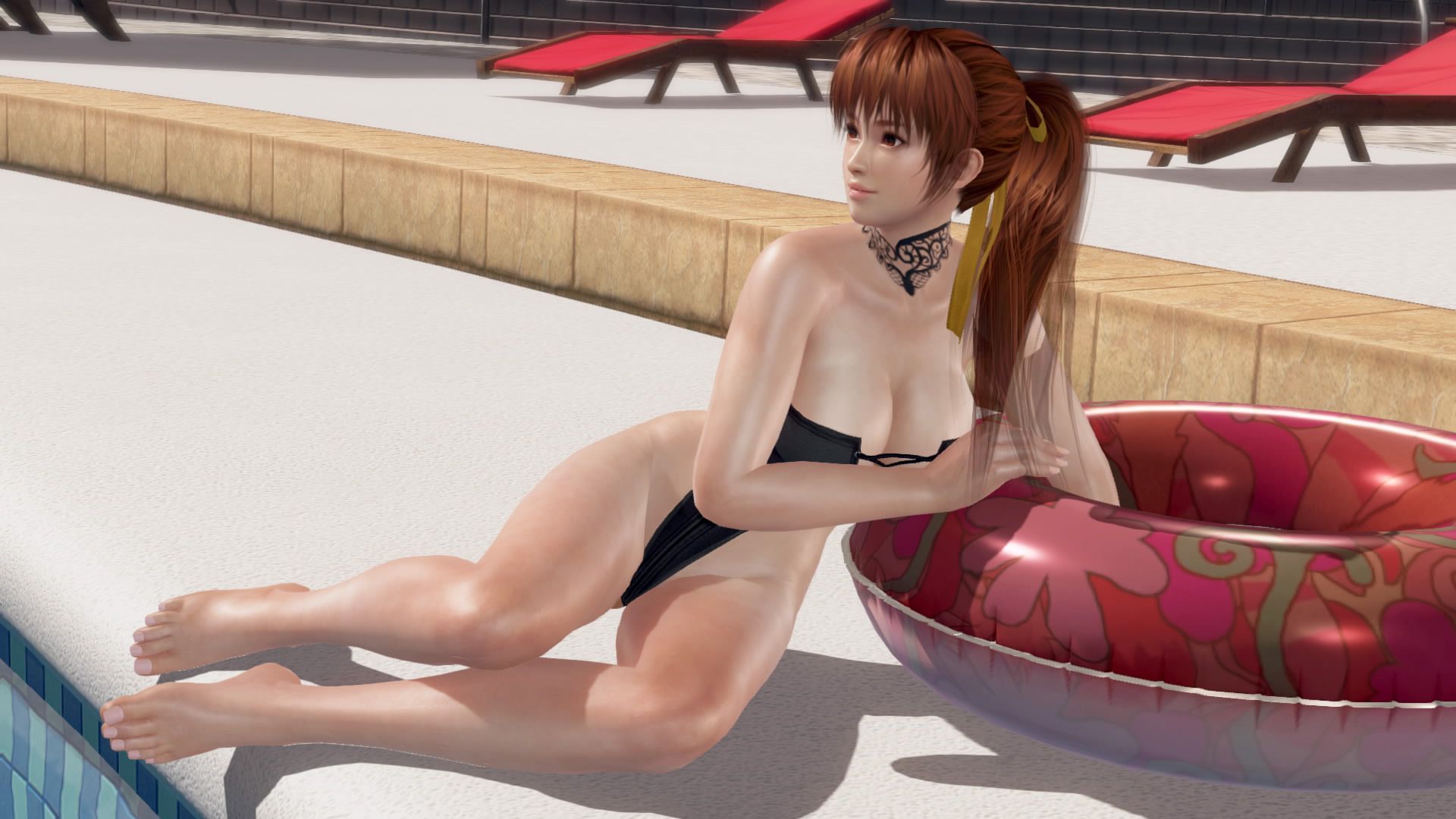 Photo session in DOAX3 period of time limited edition swimwear "Labyrinth" (Kaho Kasumi, ayane, autumn Edition) 8