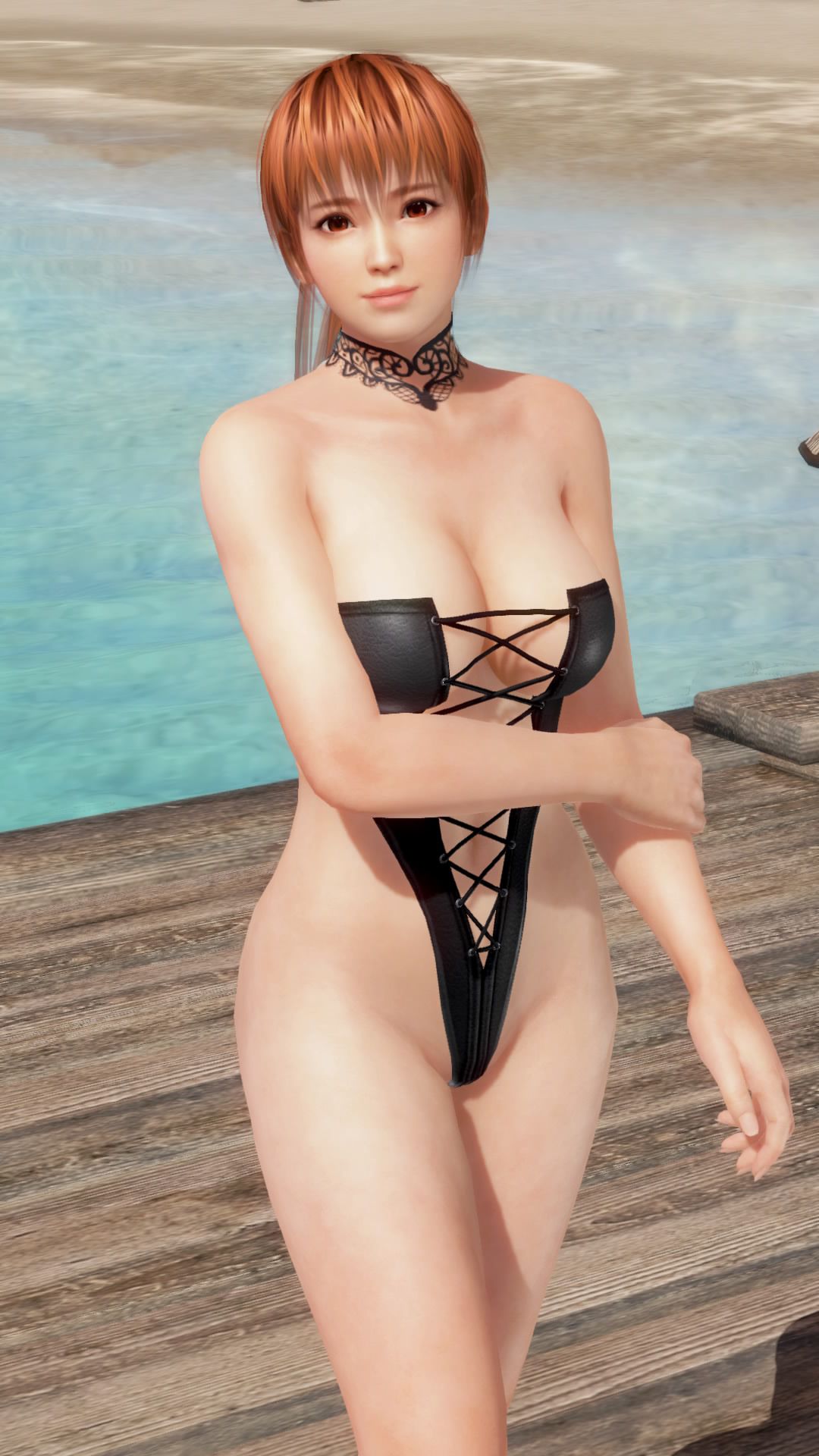 Photo session in DOAX3 period of time limited edition swimwear "Labyrinth" (Kaho Kasumi, ayane, autumn Edition) 9