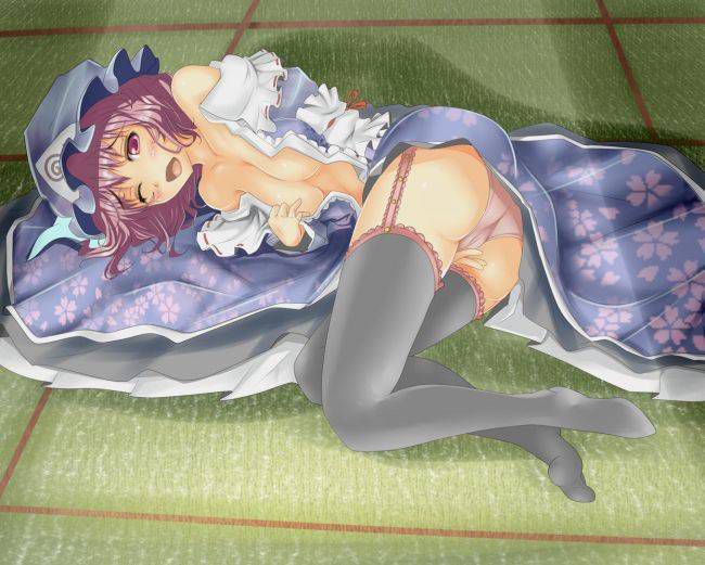 [Touhou Project: yuyuko saigyouji (be sure to space yuyuko.) of secondary erotic images shake you learn part4 4
