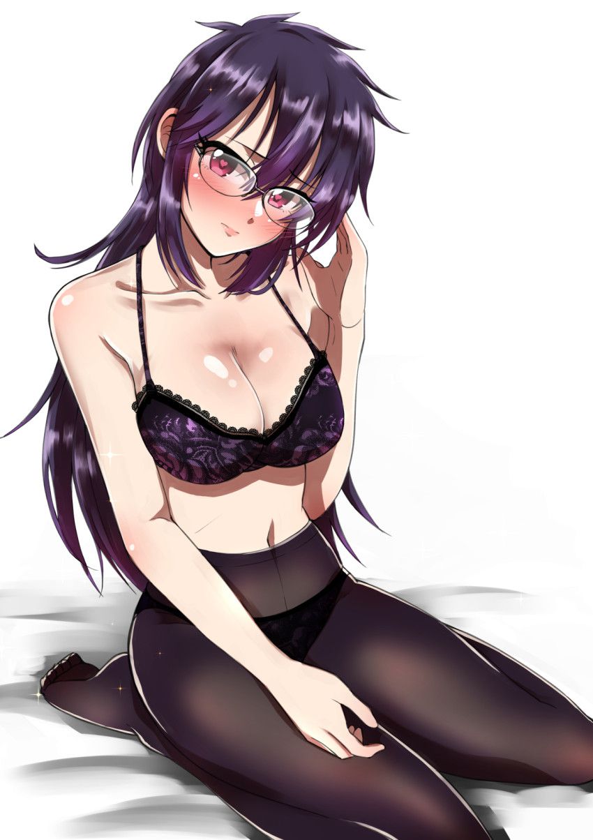 【Secondary erotica】Here is an erotic image where you can worship the etched figure of the glasses girl 10