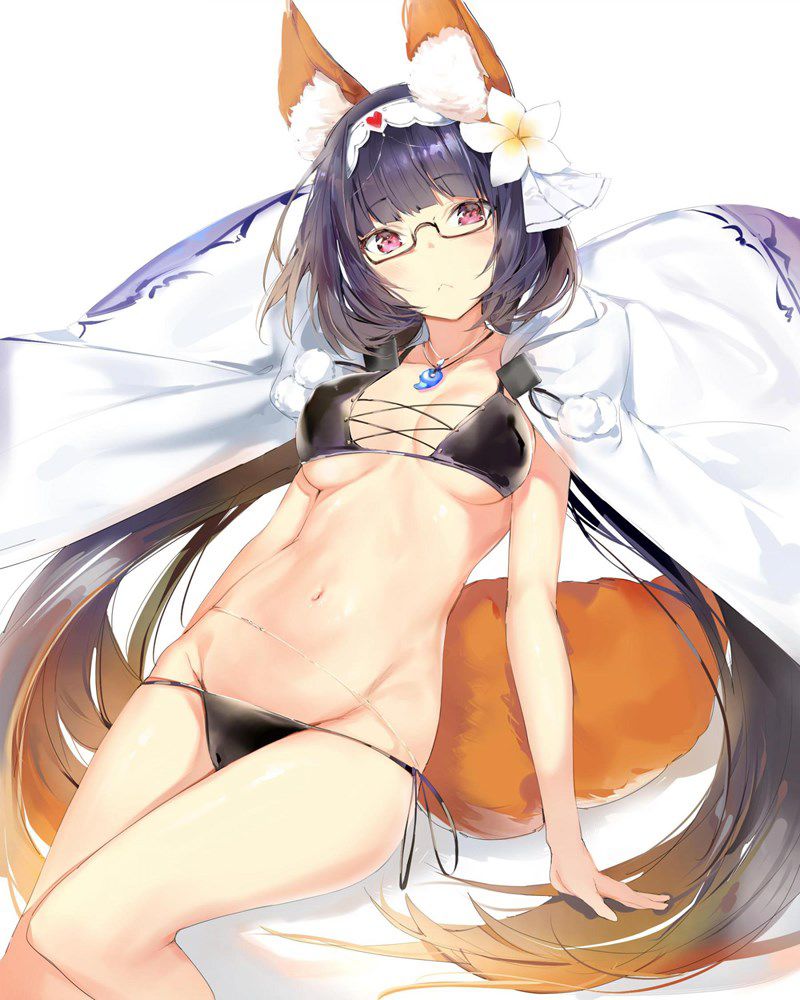 【Secondary erotica】Here is an erotic image where you can worship the etched figure of the glasses girl 14