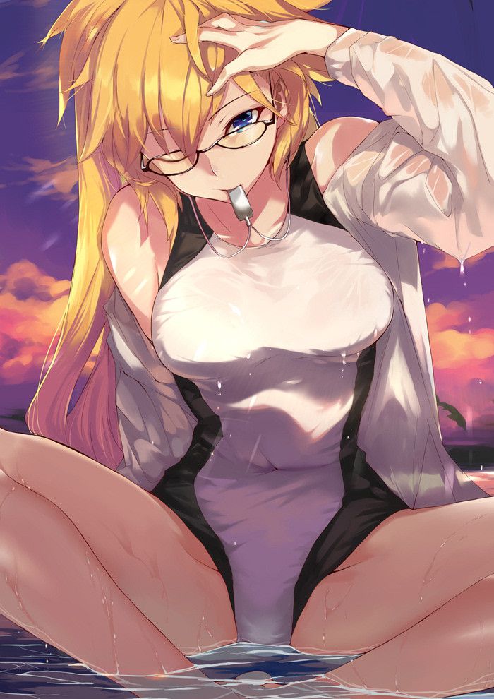 【Secondary erotica】Here is an erotic image where you can worship the etched figure of the glasses girl 24