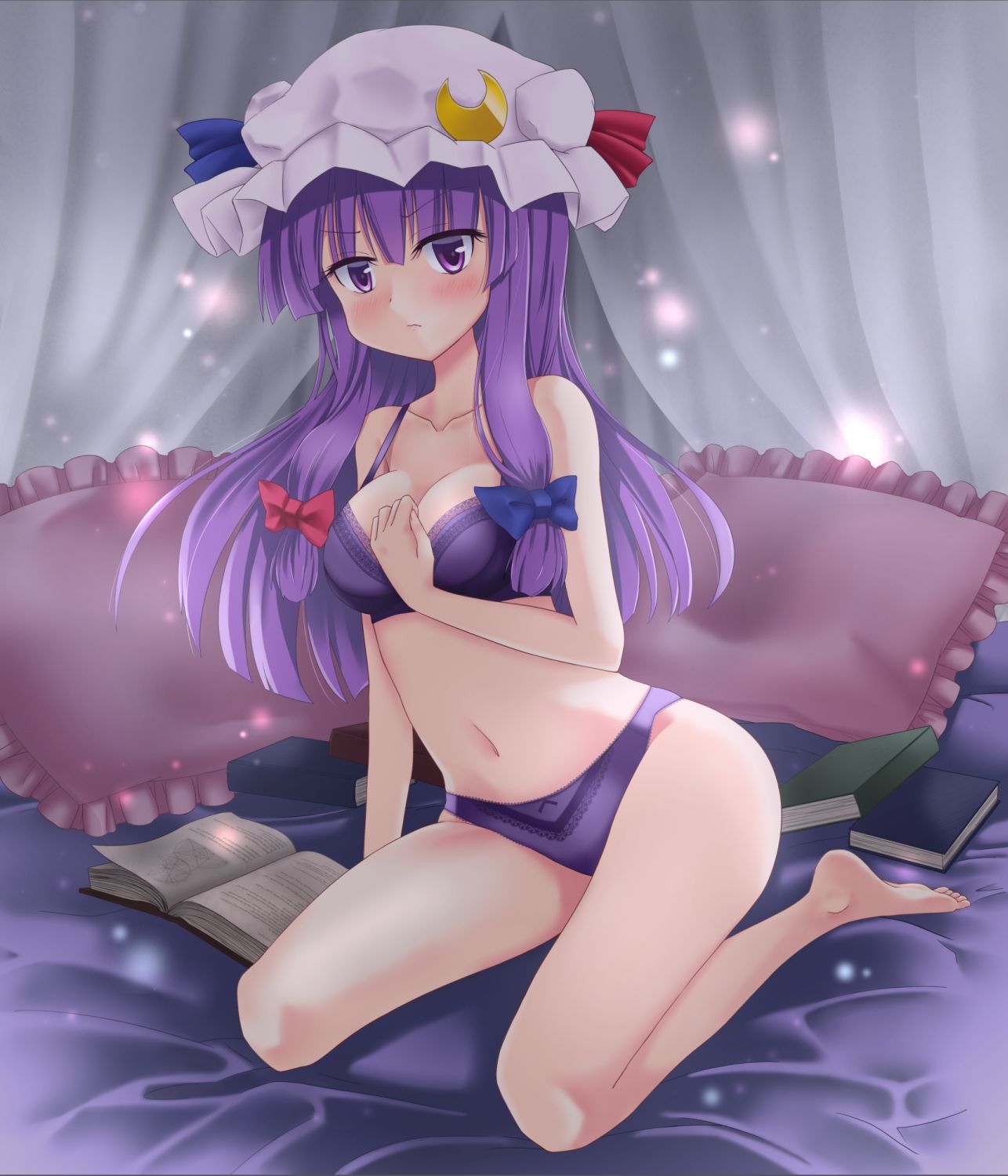 [Secondary, ZIP] Multipl purple underwear girl pictures 43