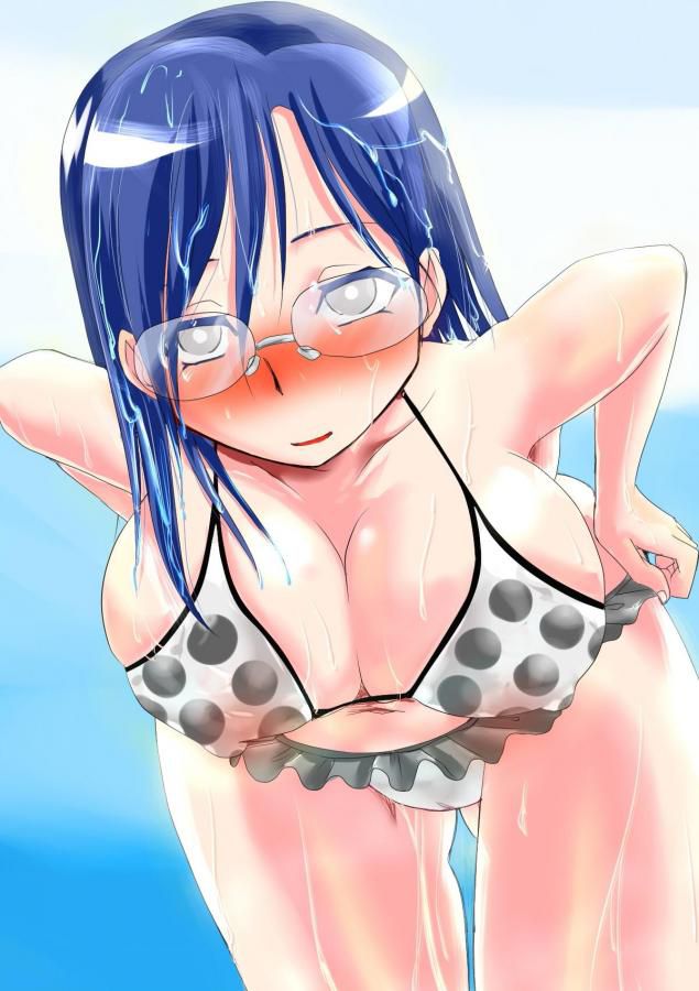 (Glasses fetish) cut through glasses girl erotic pictures: two-dimensional 27