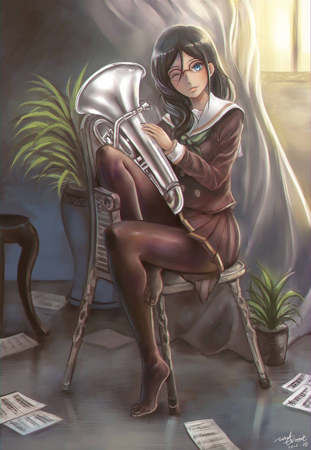 [Image] "resound! Euphonium ' Tanaka Asuka senior charms are incomplete too joinus wwwwww's crotch 26