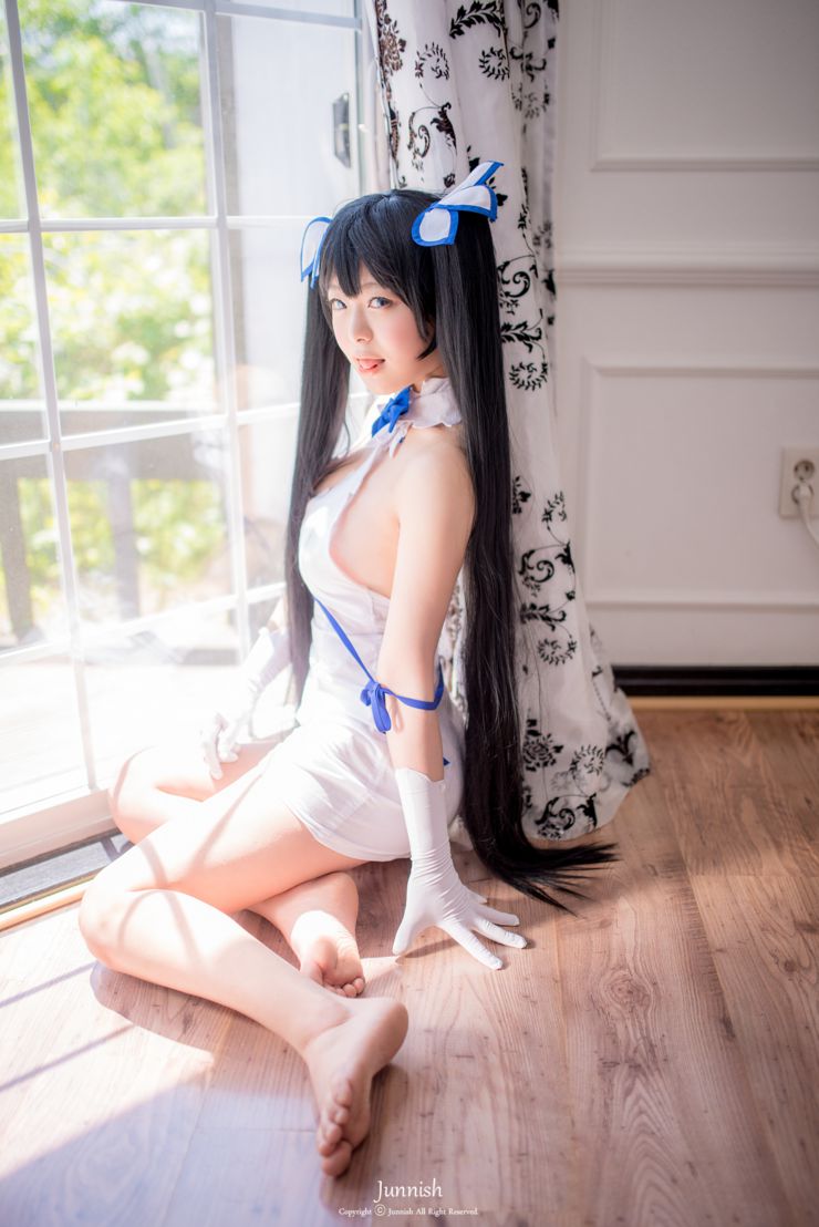 [Image] "cardboard town" Koreans did Hestia's cosplay layer erotic cute too hard www 1