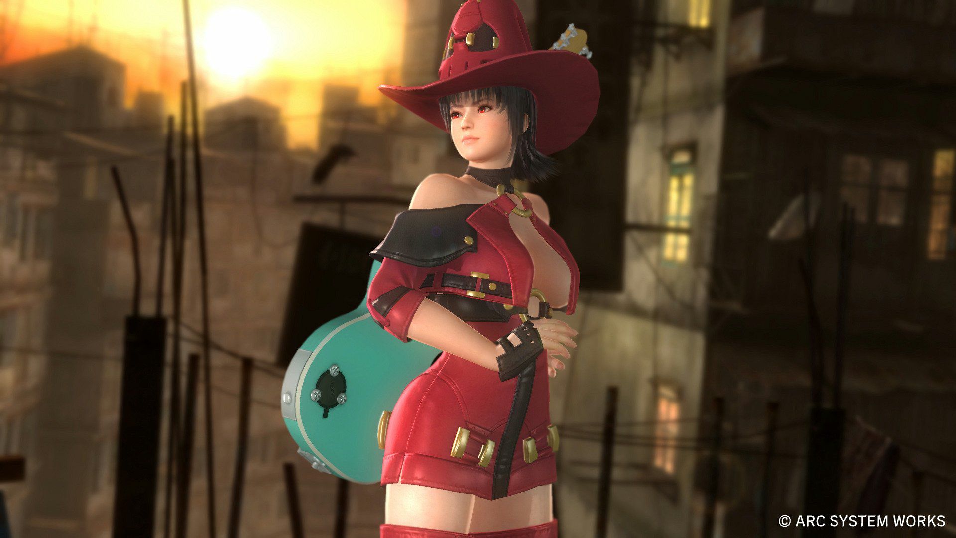 "Dead or alive 5 last round] blazblue and collaboration! Erotic girls not in costume! 2