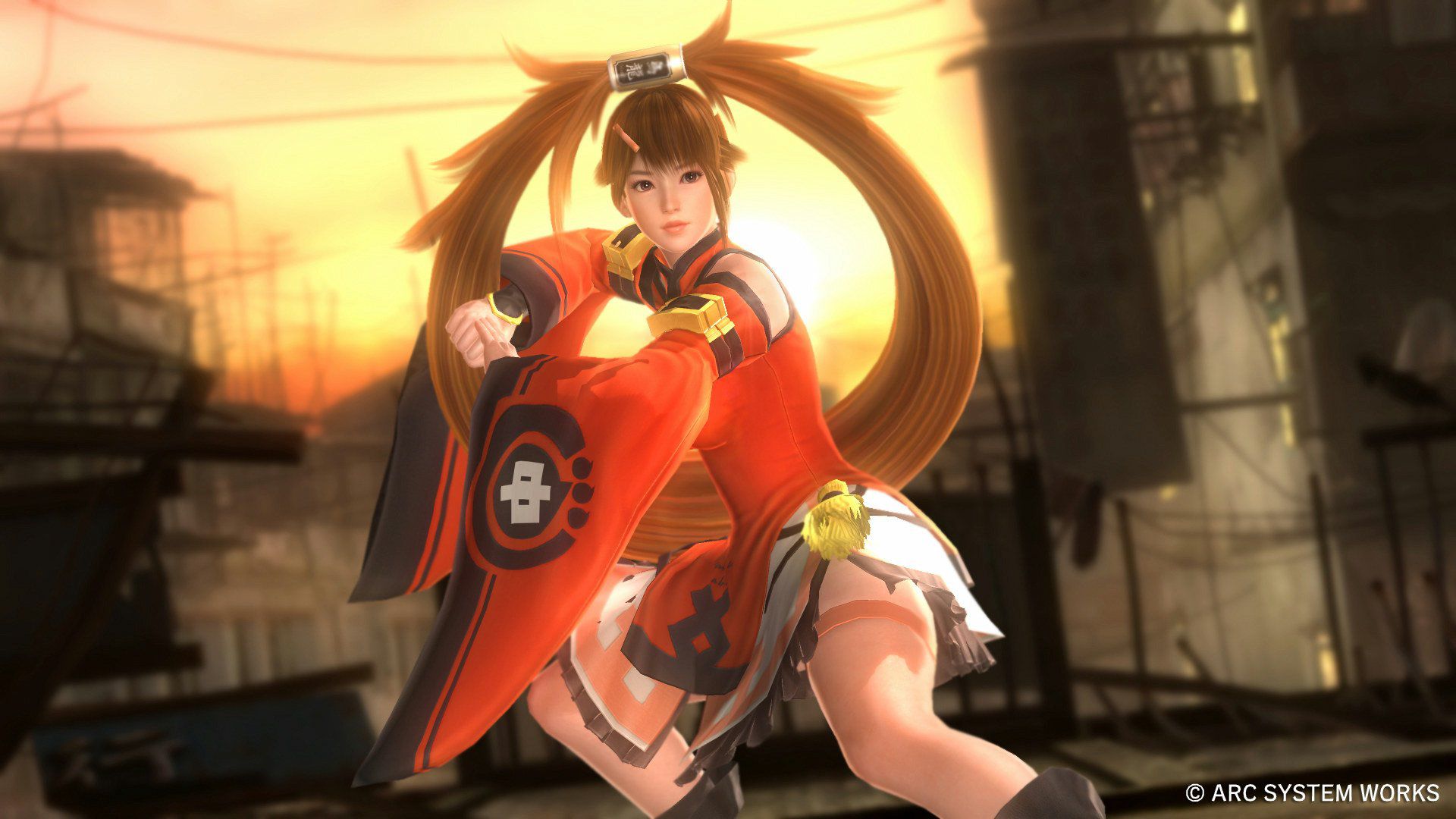 "Dead or alive 5 last round] blazblue and collaboration! Erotic girls not in costume! 7