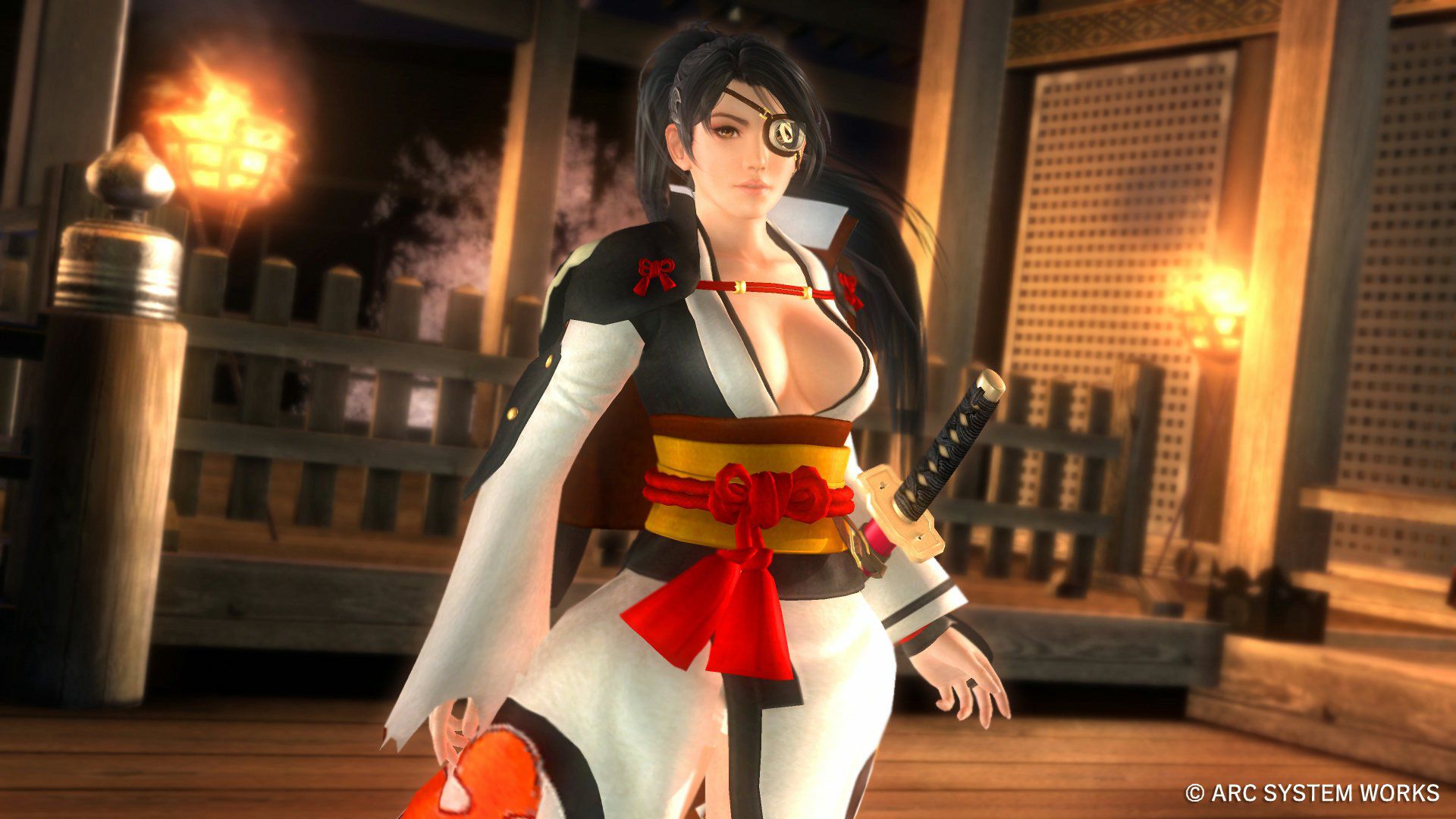 "Dead or alive 5 last round] blazblue and collaboration! Erotic girls not in costume! 8