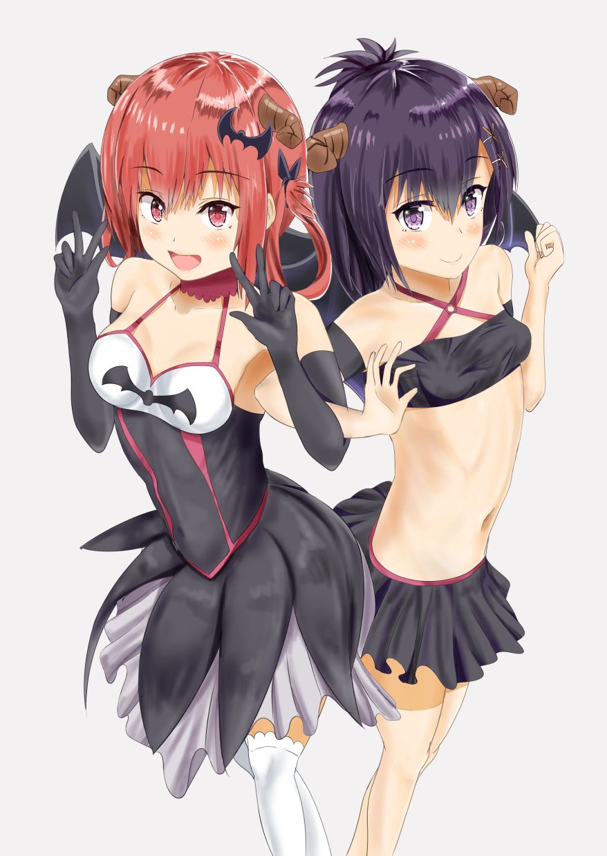 [Secondary-ZIP: Devil and Angel vine-Chan cute images put together [gavelyldropout] KH = vignette = April." 18