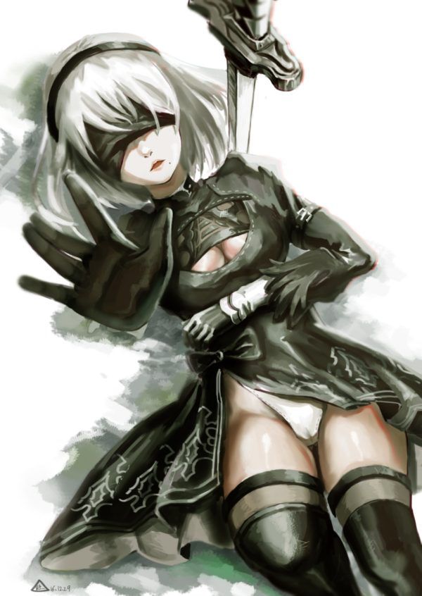 During refuelling the erotic image of NieR:Automata! 9