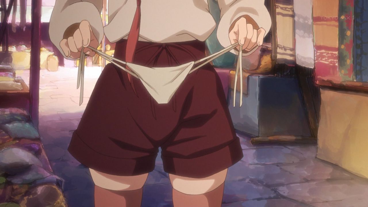[Image] H anime girl's pants soon, but in the evening too dangerous wwwwwww 19