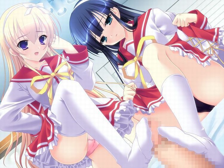 Cute [22 p] uniform JK two-dimensional erotic pictures! Part 2 4
