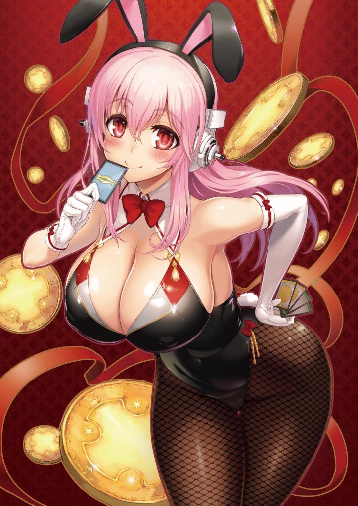 【Secondary erotic】 The secondary dosquebe image of a girl dressed in a bunny girl costume that stands out for the dosukebe of the buttocks and pie is here 22