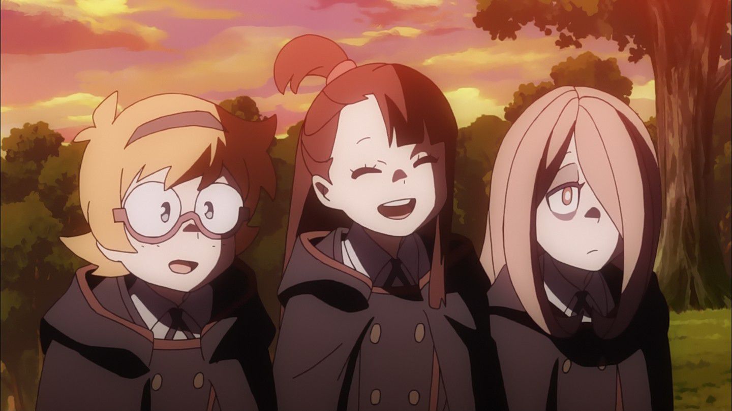 "Little witch academia, 9 stories, today also acre thigh dinner we did! 16