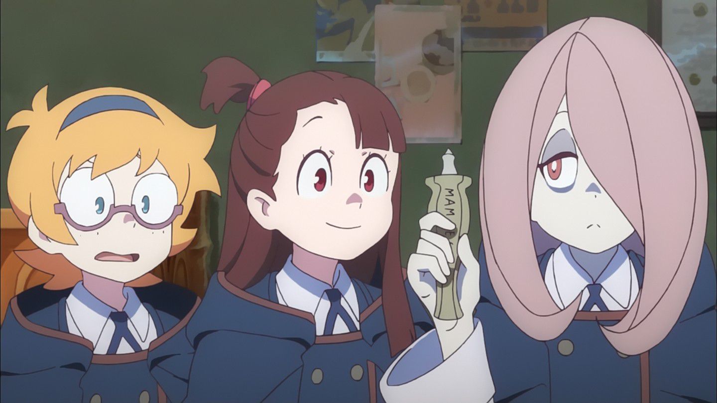 "Little witch academia, 9 stories, today also acre thigh dinner we did! 9