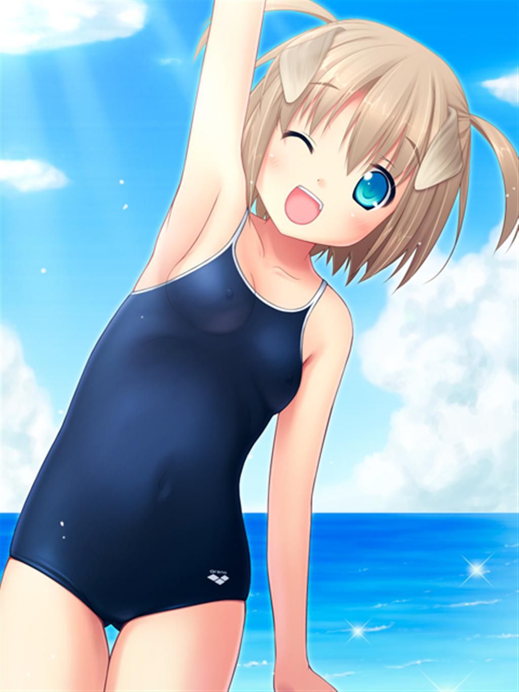 School swimsuit eroticism of the water it is! 21