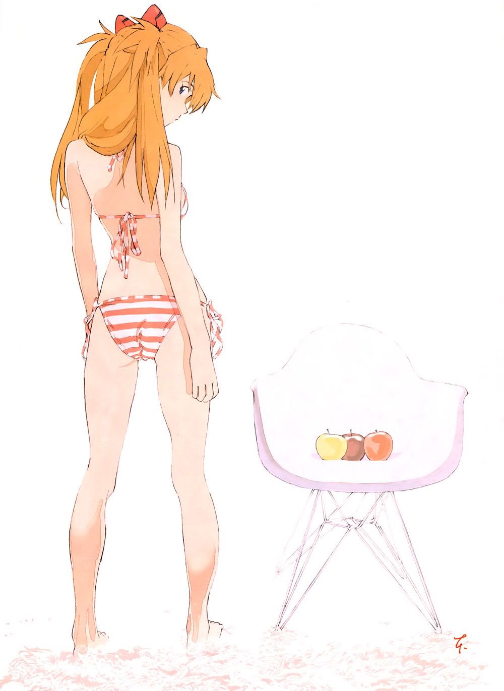 [Image] "Eva" Asuka that I totally love cute illustrations of wwwwww 1