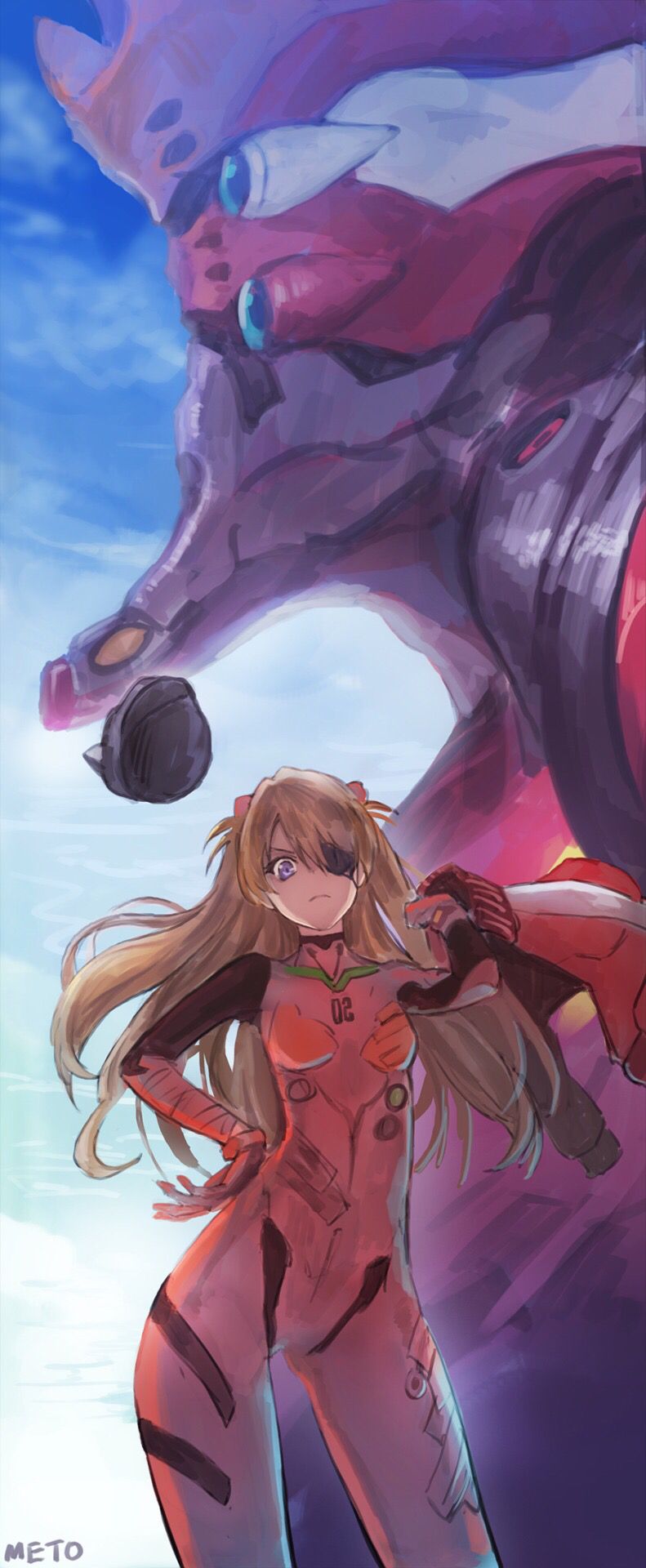 [Image] "Eva" Asuka that I totally love cute illustrations of wwwwww 3