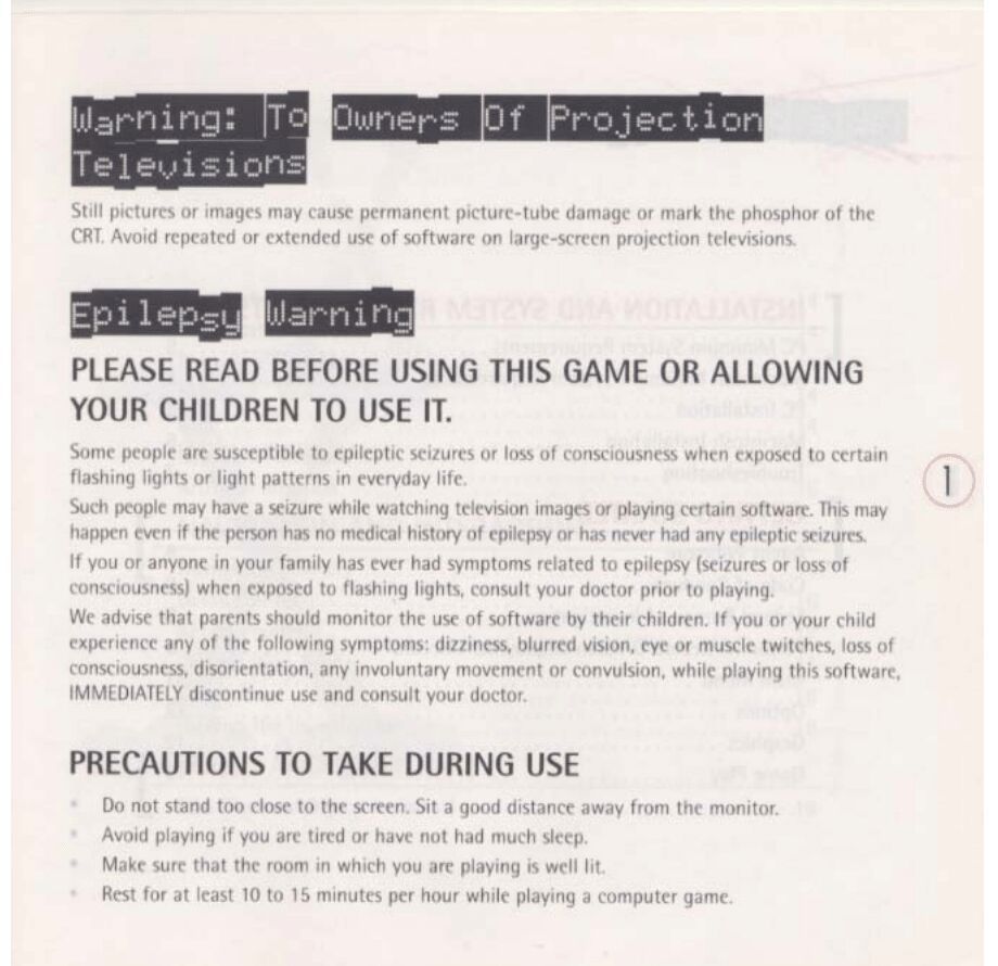 The X-Files (PC (DOS/Windows)) Game Manual 2