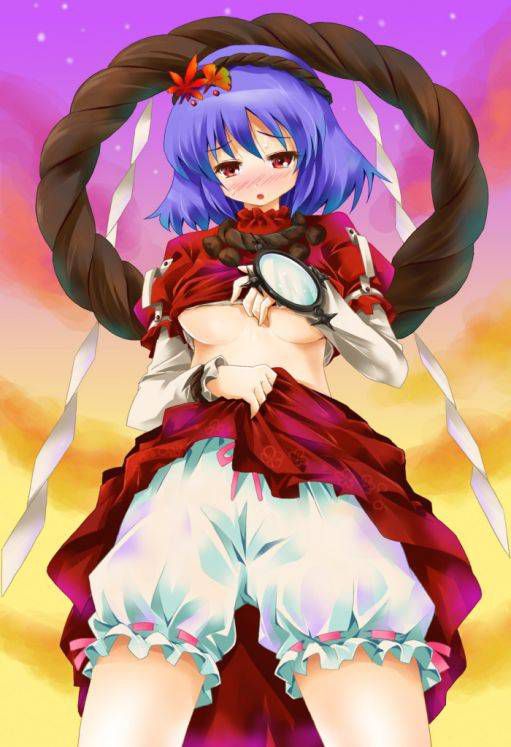 [Touhou Project: see the second image in Yasaka kanako shikoreru! 19