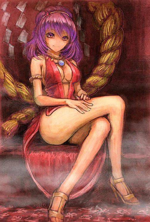 [Touhou Project: see the second image in Yasaka kanako shikoreru! 7