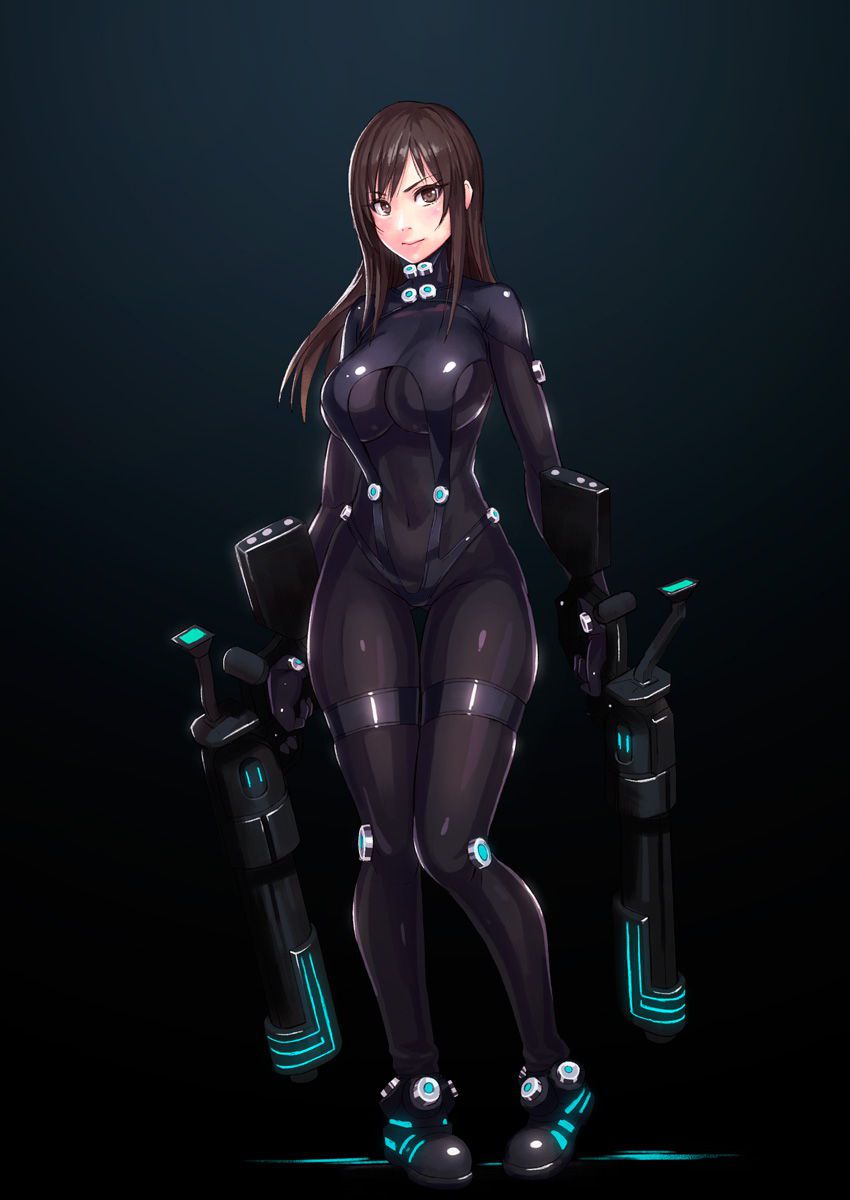 Want to hand or Nani plunged through a gap, then lower the zipper! Dak capsular type combat suit pilot suit girls! 6