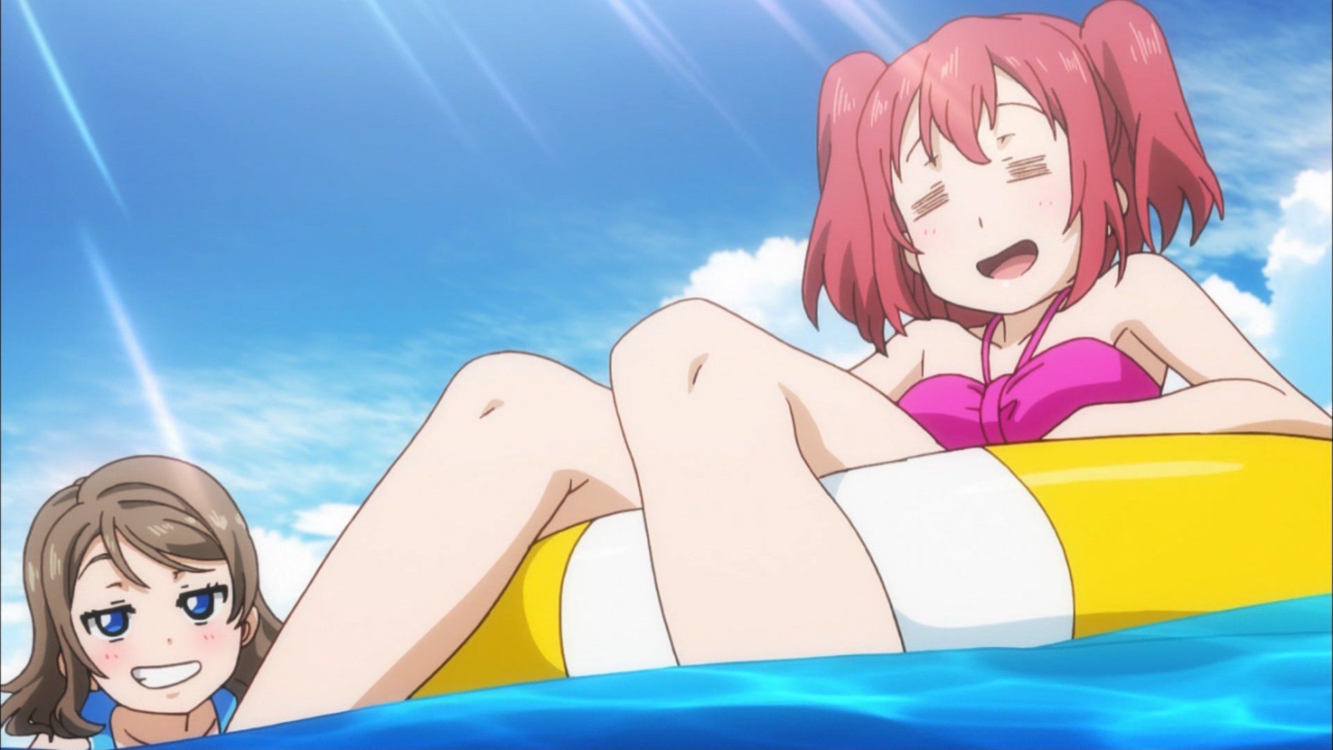 [Artificial mouth times] "love live! Sunshine's 10 stories, swim times once I I eh eh! Rubidia best trap! 11
