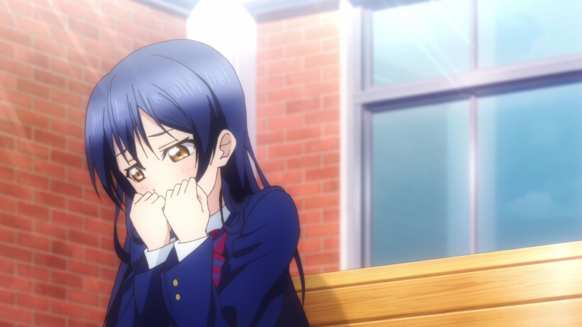 [Image is: "love live! "UMI-CHAN's and Super girl would anyone fell in love in a scene from wwwww 17