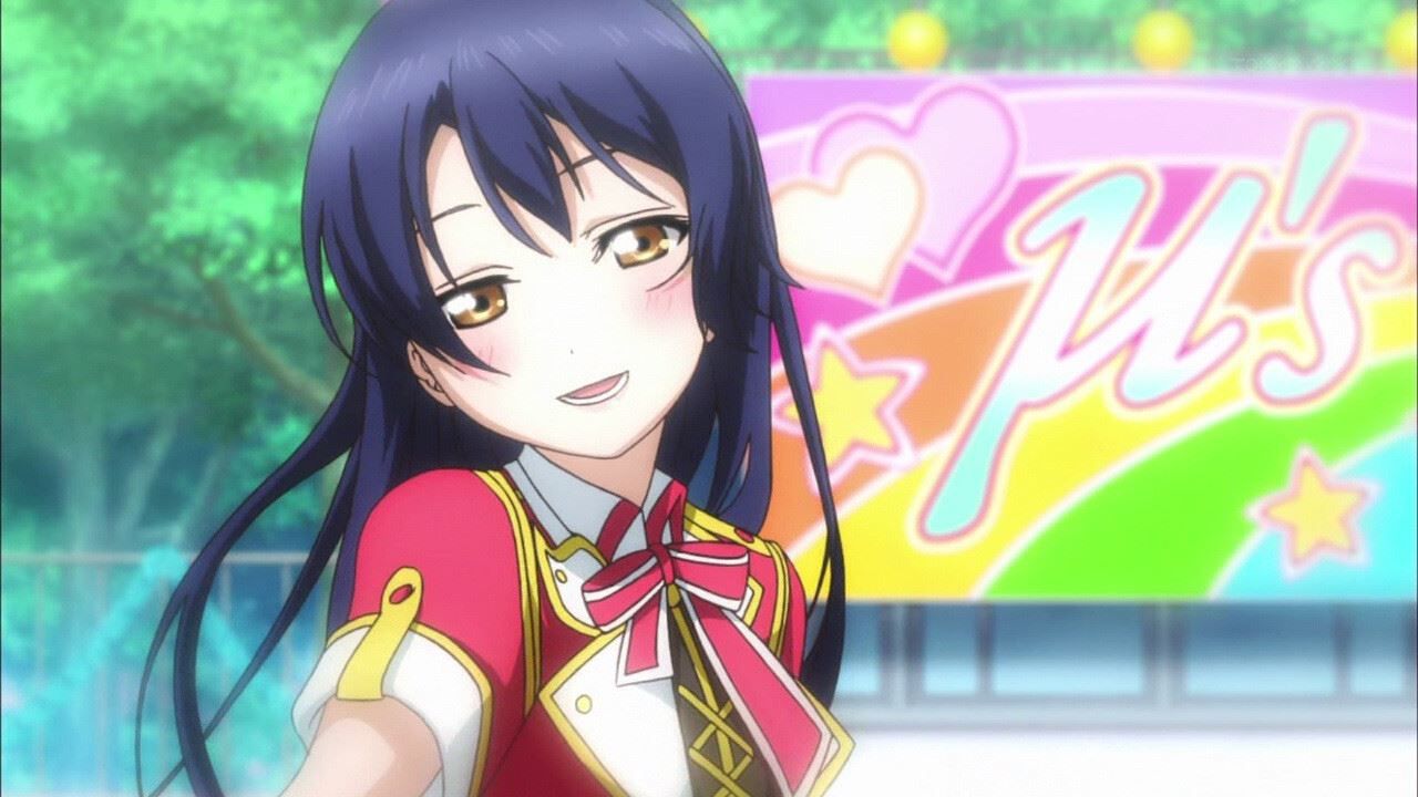 [Image is: "love live! "UMI-CHAN's and Super girl would anyone fell in love in a scene from wwwww 19