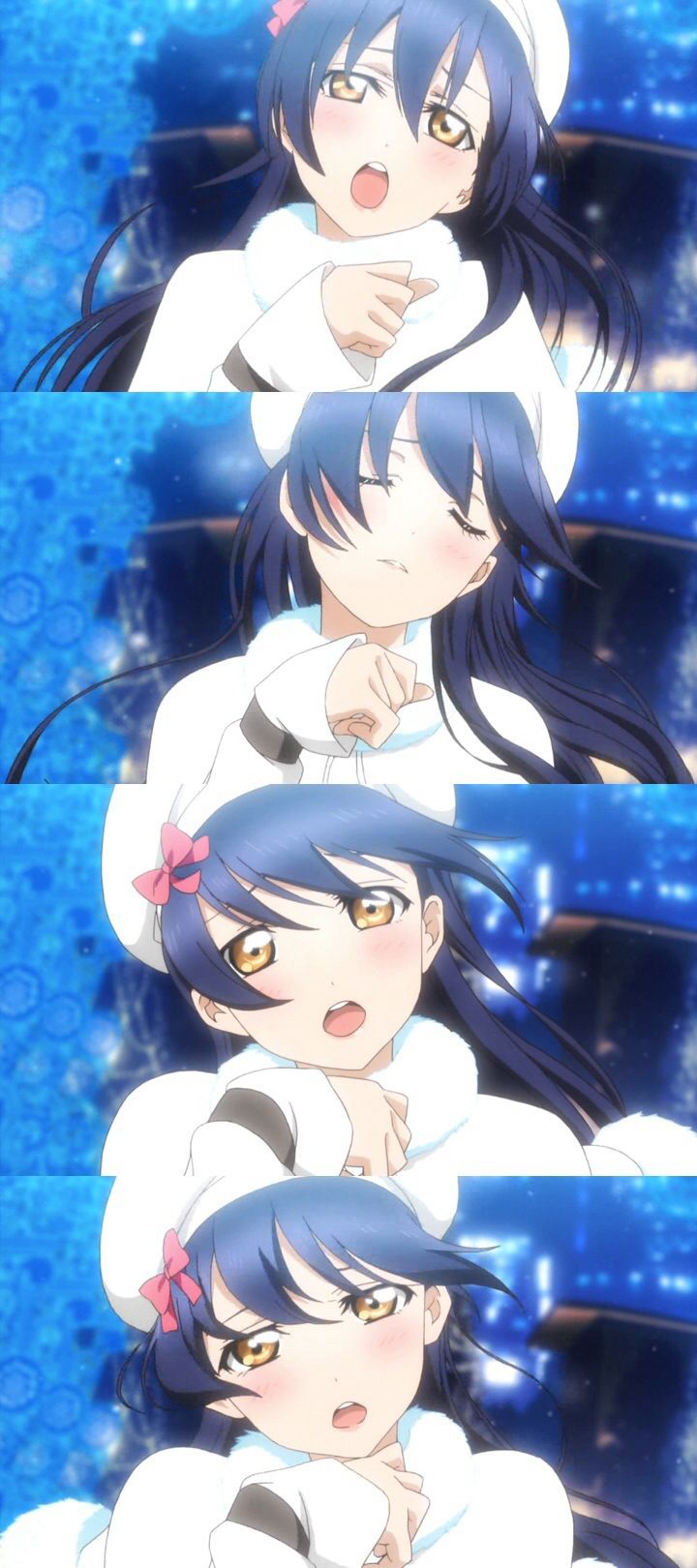 [Image is: "love live! "UMI-CHAN's and Super girl would anyone fell in love in a scene from wwwww 21
