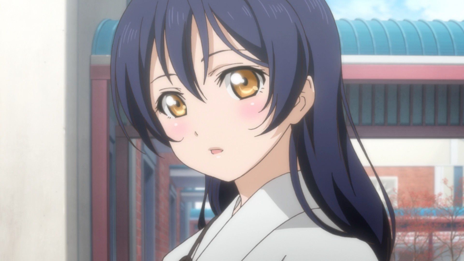 [Image is: "love live! "UMI-CHAN's and Super girl would anyone fell in love in a scene from wwwww 4