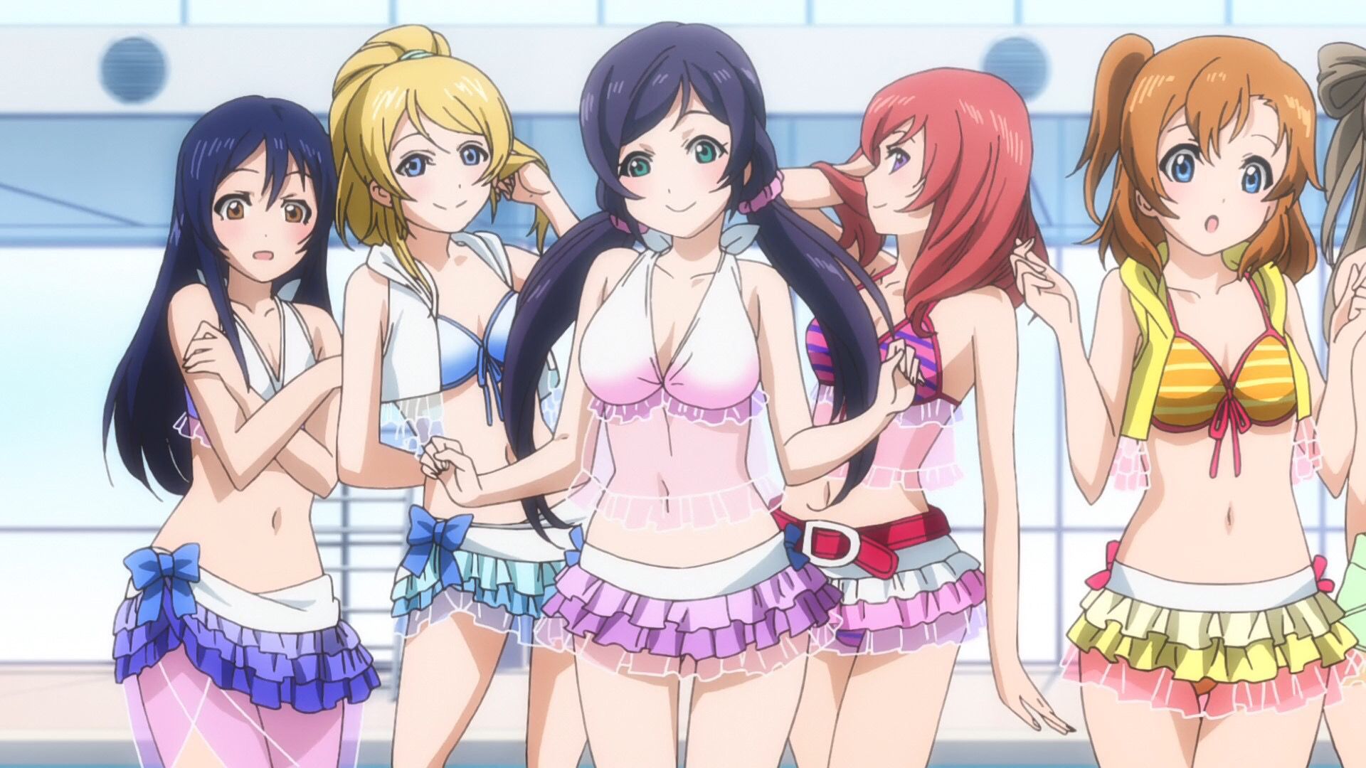 [Image is: "love live! "UMI-CHAN's and Super girl would anyone fell in love in a scene from wwwww 8