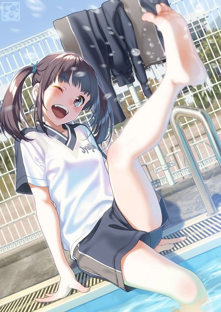 【Gymnastics Clothes Shortpans Lori】 Secondary Moe &amp; Erotic Image of Secondary Lori Girl in Contemporary Gymnastics Clothes and Shorts in Shorts 29