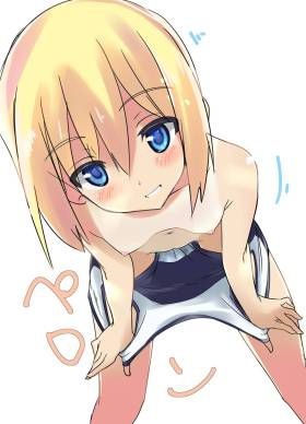 Cute swimsuit hentai picture post! 1