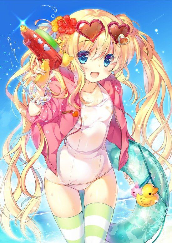 Cute swimsuit hentai picture post! 11