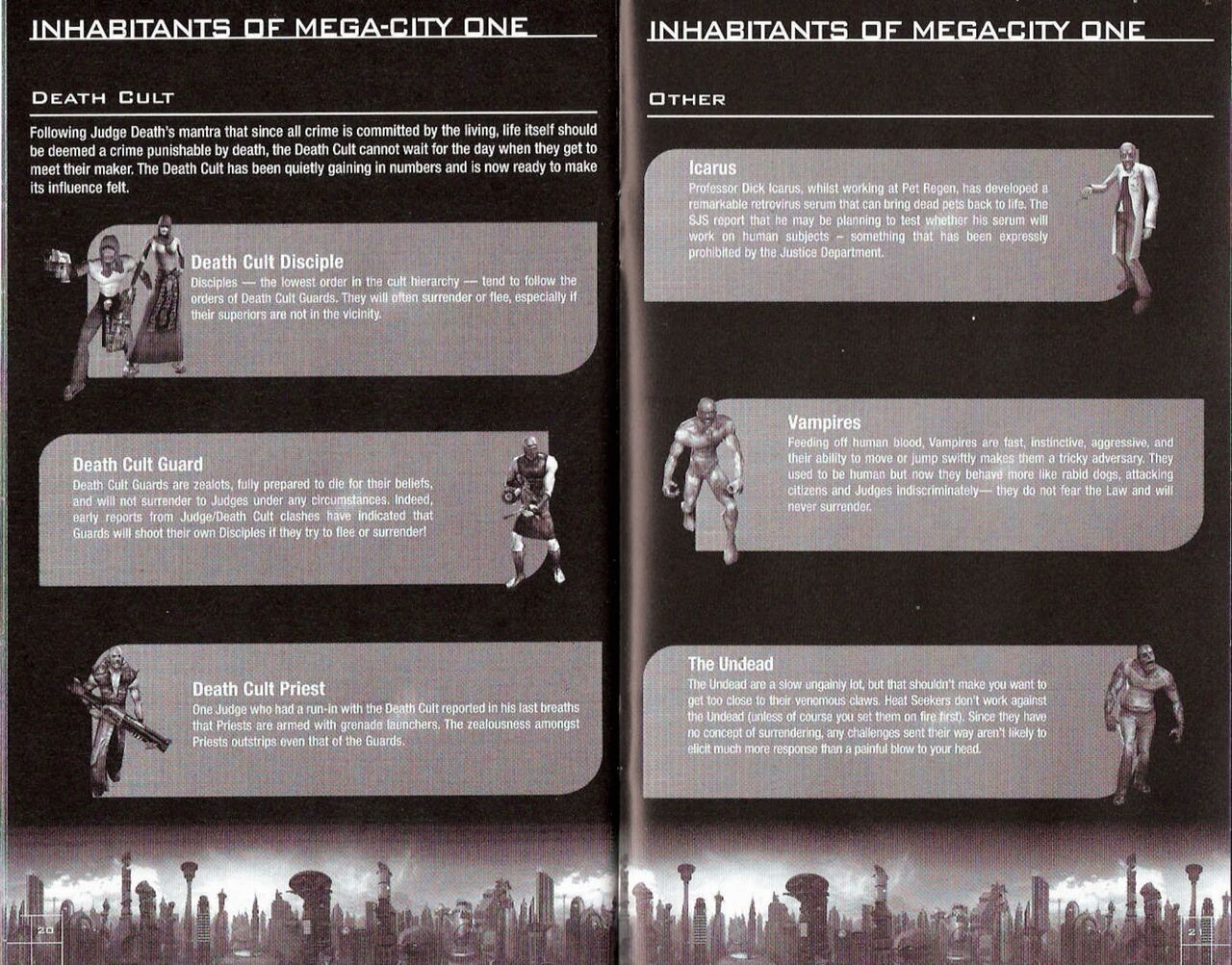 Judge Dredd: Dredd vs. Death (PlayStation 2) Game Manual 12