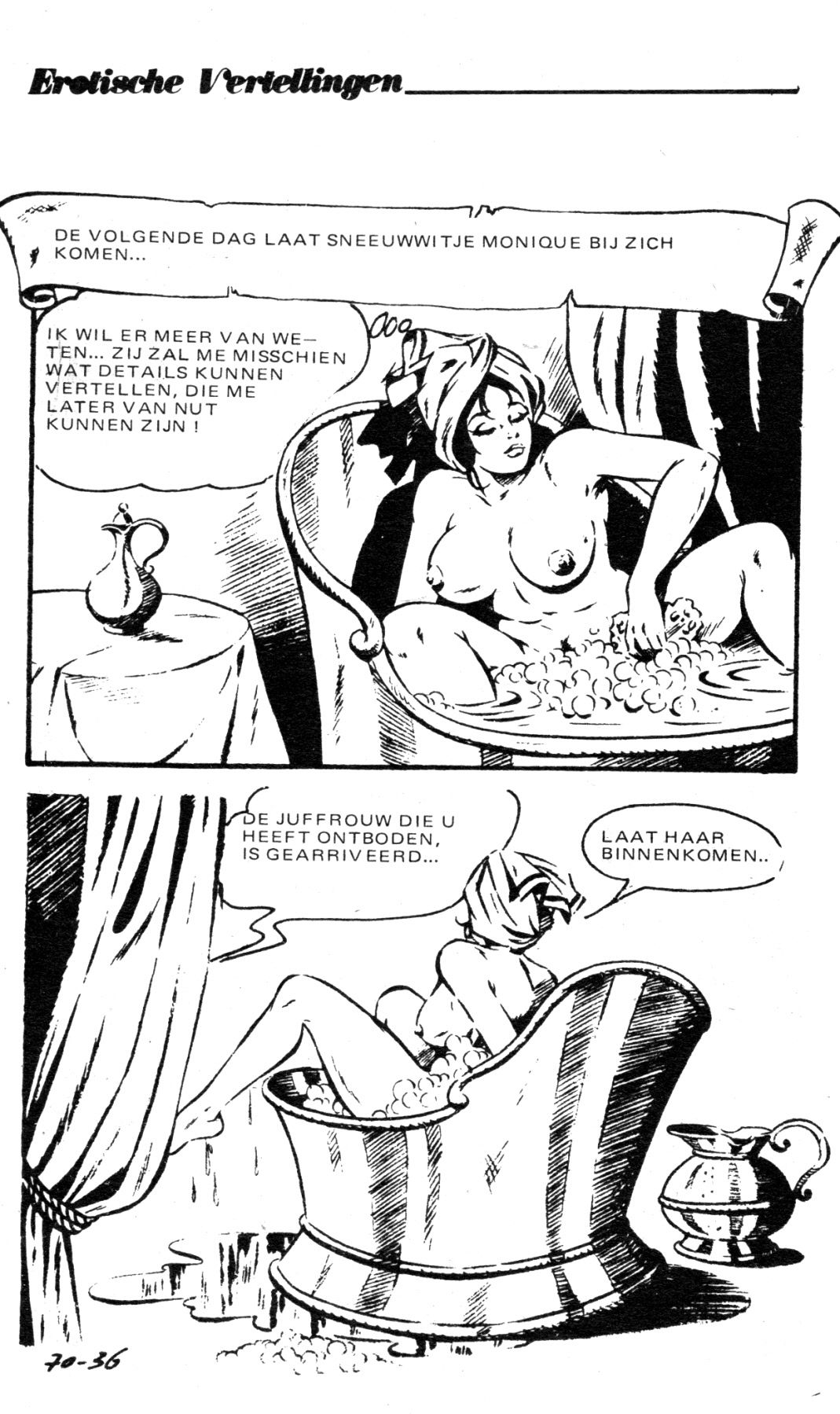 Erotische Vertellingen - 70 - Wolf, Ben Je Daar (Dutch) 29 strips (in 3 series) uit de serie Erotische vertellingen. 38