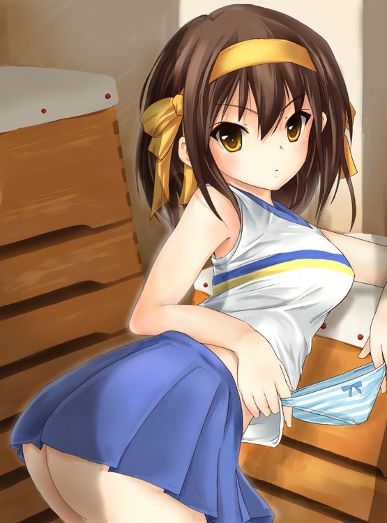 【Erotic Images】 I tried to collect images of cute Haruhi Ryonomiya, but it is too erotic ... (The Melancholy of Haruhi Ryonomiya) 11