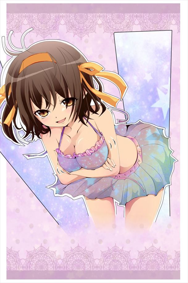 【Erotic Images】 I tried to collect images of cute Haruhi Ryonomiya, but it is too erotic ... (The Melancholy of Haruhi Ryonomiya) 17