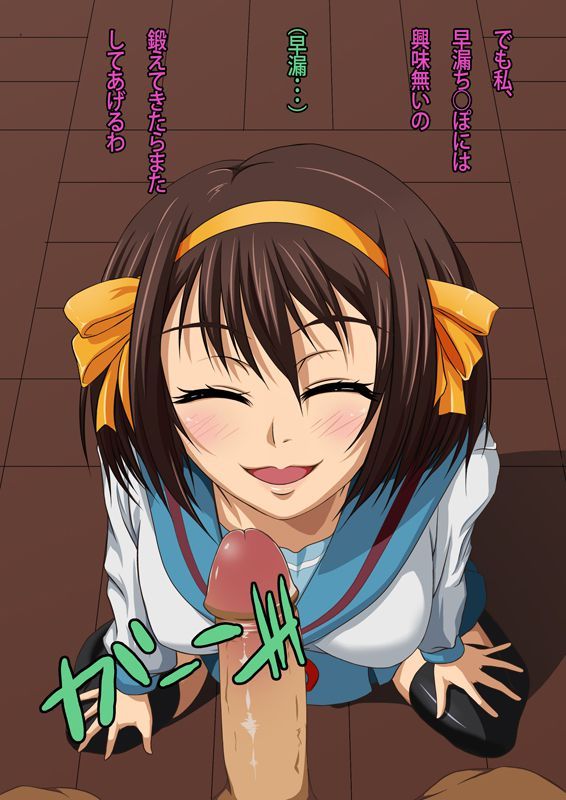 【Erotic Images】 I tried to collect images of cute Haruhi Ryonomiya, but it is too erotic ... (The Melancholy of Haruhi Ryonomiya) 19