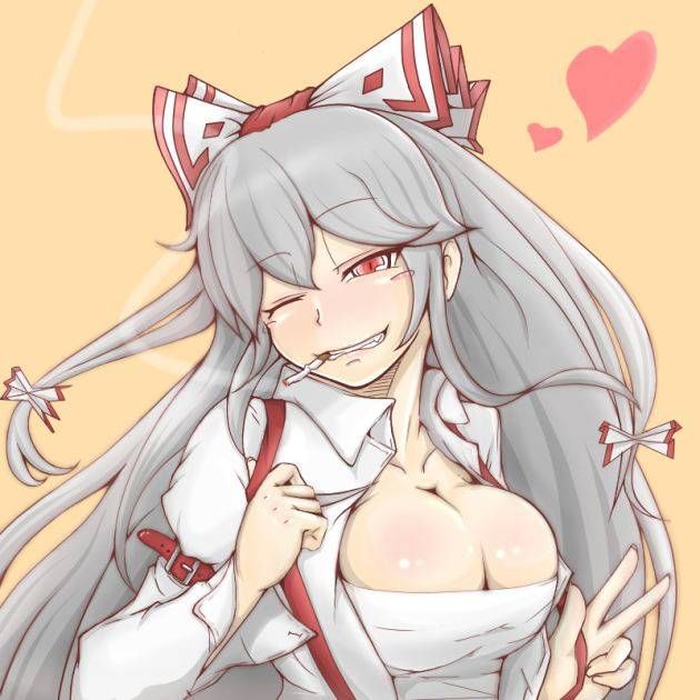 [Touhou project: Fujiwara no mokou (Fuji straw also this) of secondary erotic images please part2 [touhou Project] 5