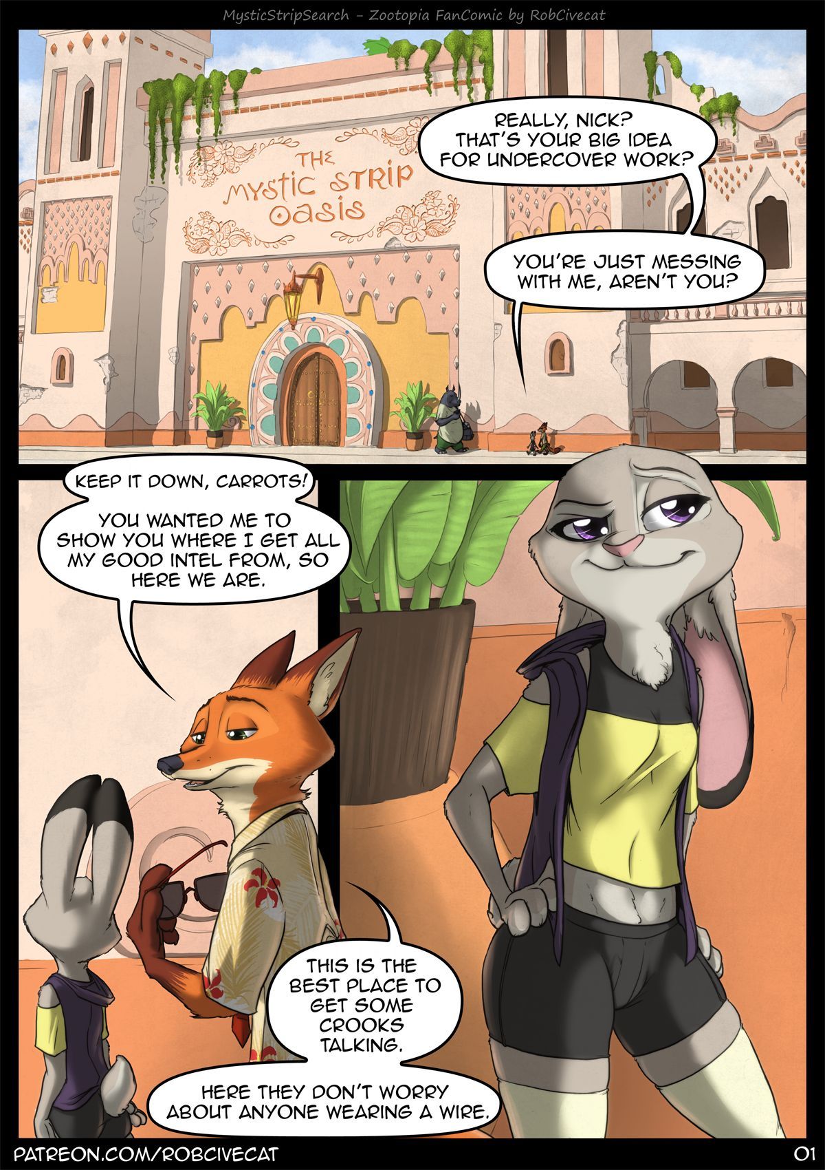 [RobCivecat] Mystic Strip Search (Zootopia) [Ongoing] 2