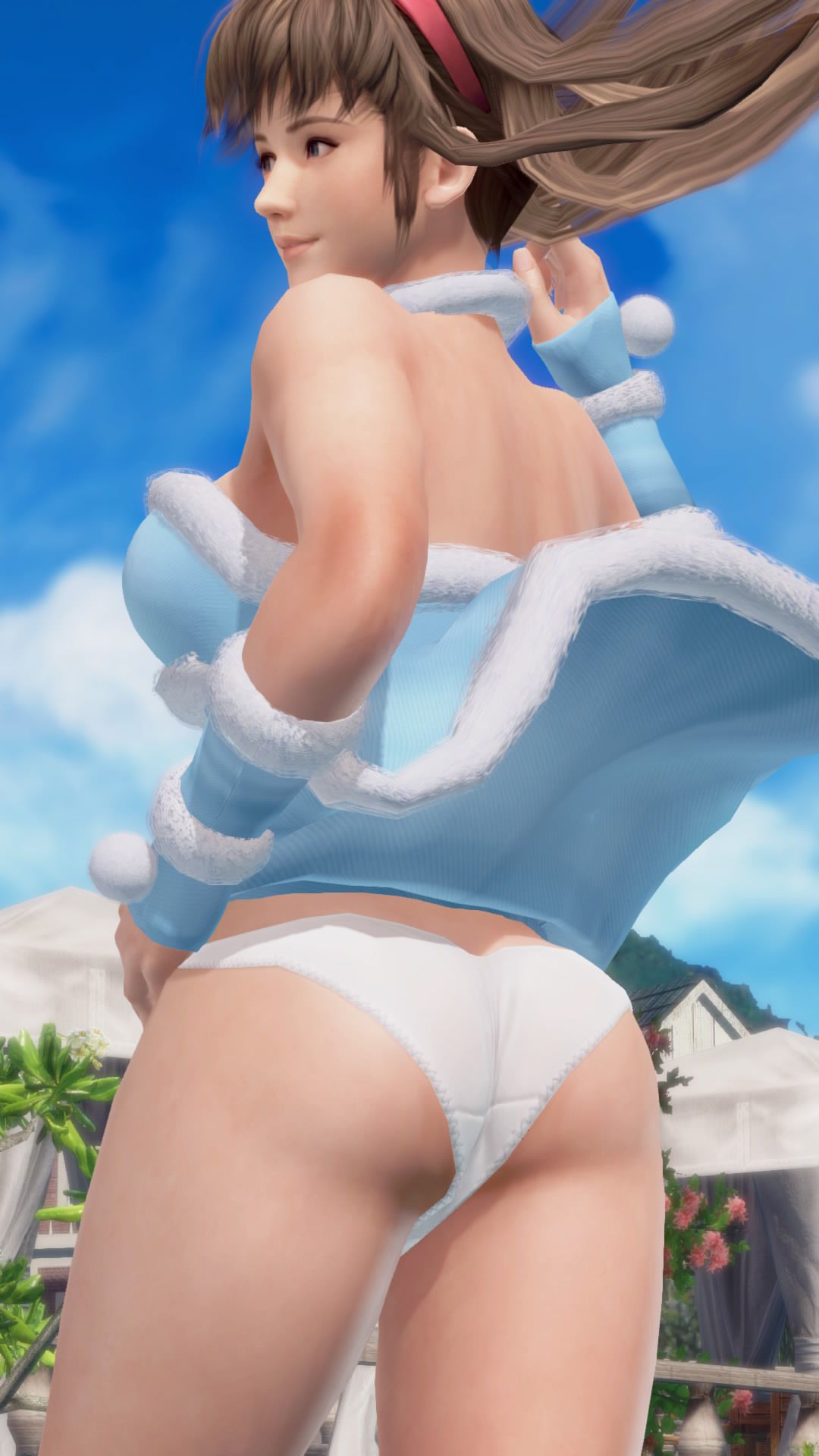 Merry Xmas from DOAX3 South Island! Photo session with new swimsuit Santa 15