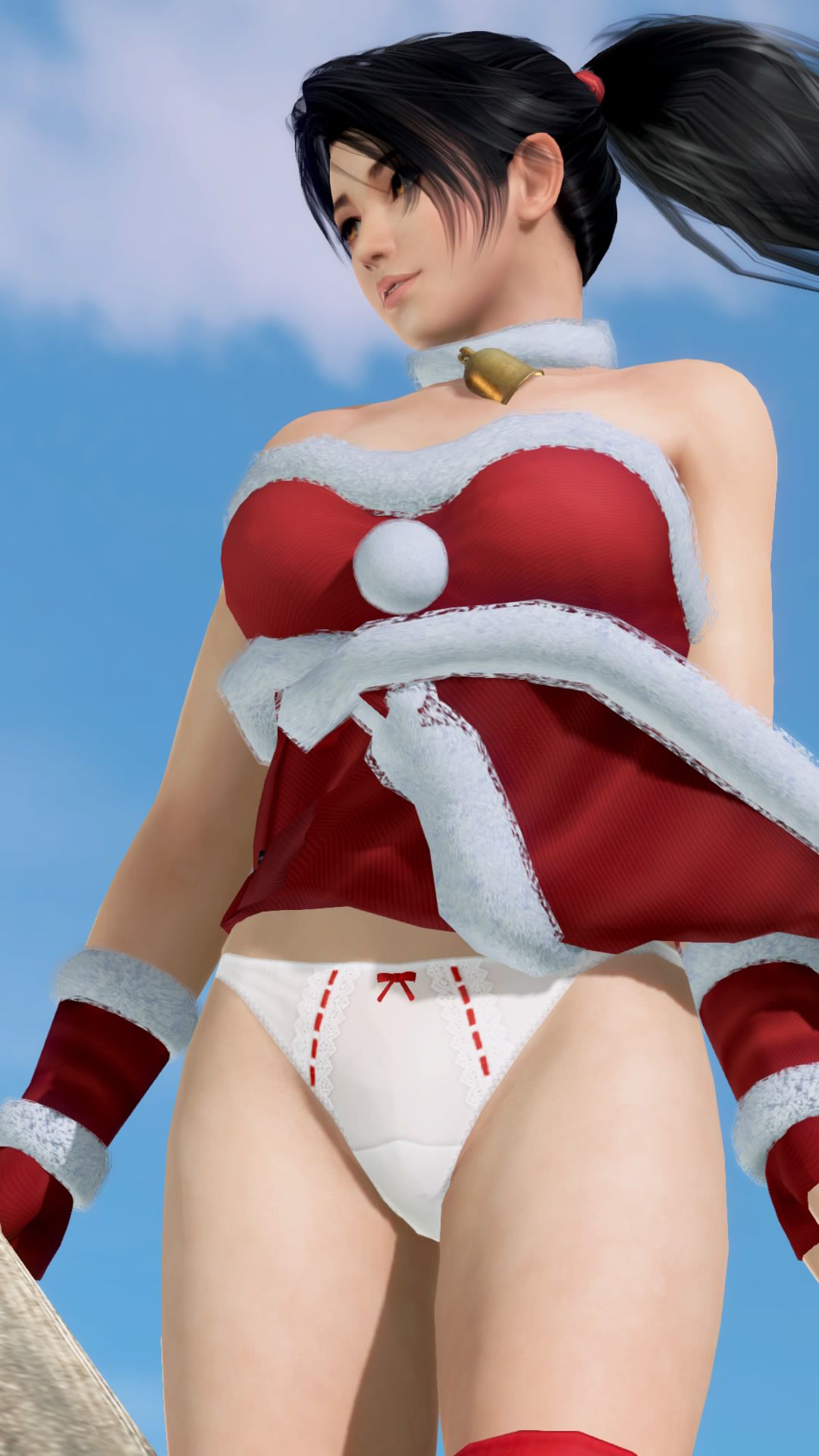 Merry Xmas from DOAX3 South Island! Photo session with new swimsuit Santa 8