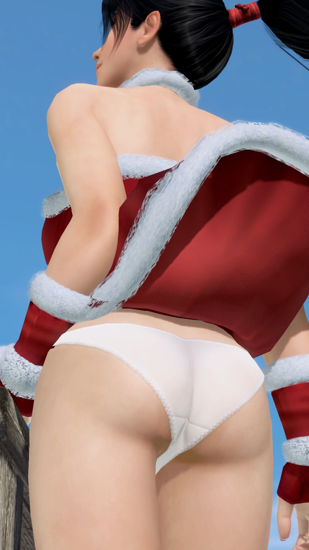 Merry Xmas from DOAX3 South Island! Photo session with new swimsuit Santa 9
