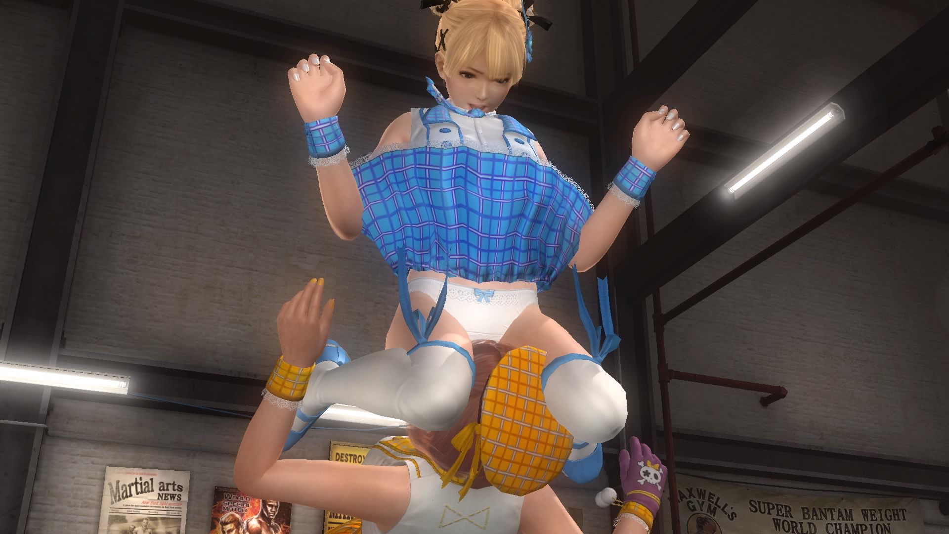 Tried Marie Rose happy tossing in bug DOA5LR kamikaze (Idol cost Division) 15