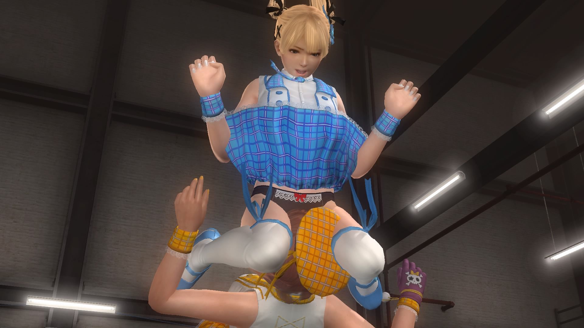 Tried Marie Rose happy tossing in bug DOA5LR kamikaze (Idol cost Division) 35