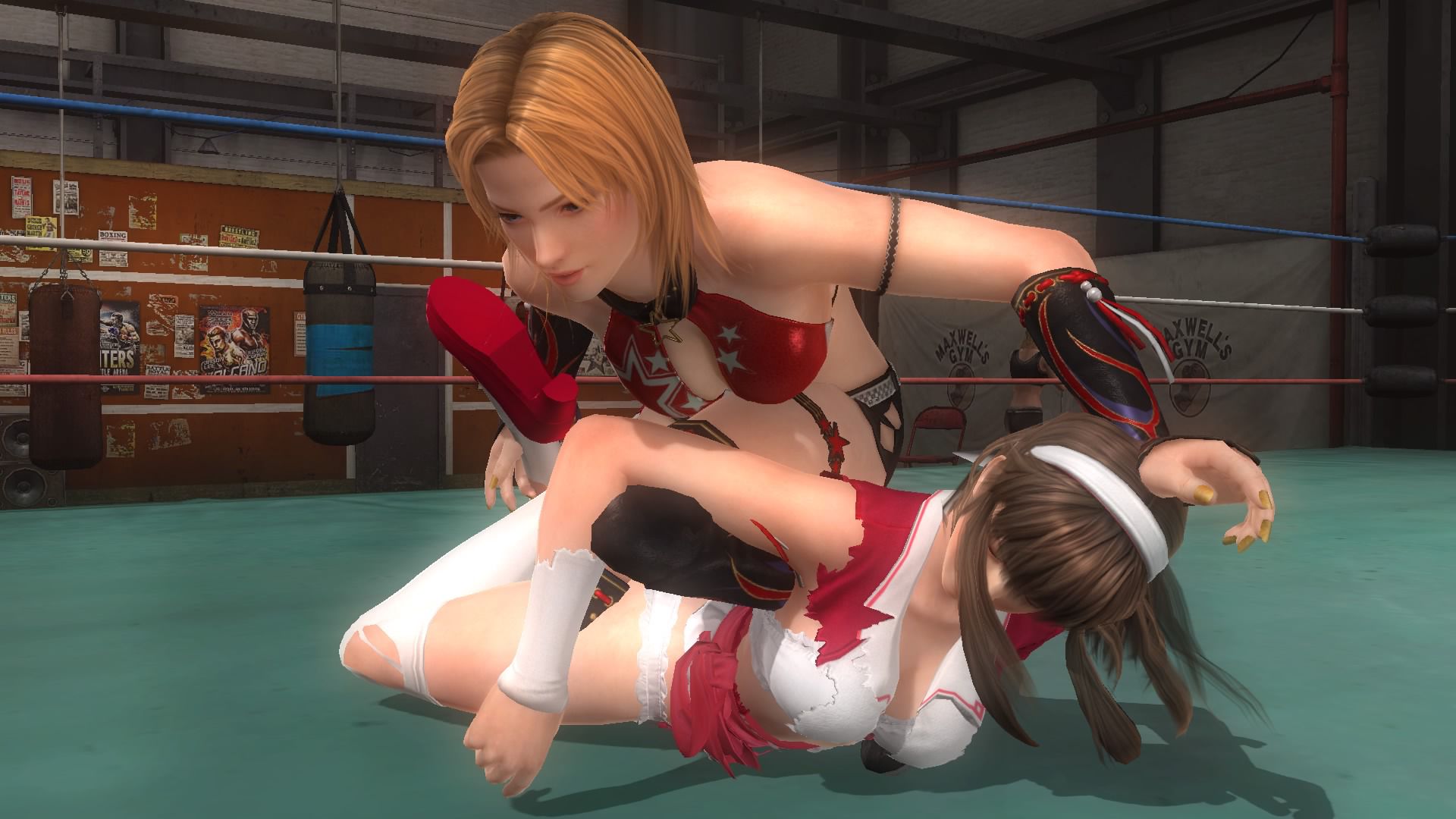 DOA5LR Hitomi (aquaprascos) locking hammer, bouanndoaroo at ryona 17