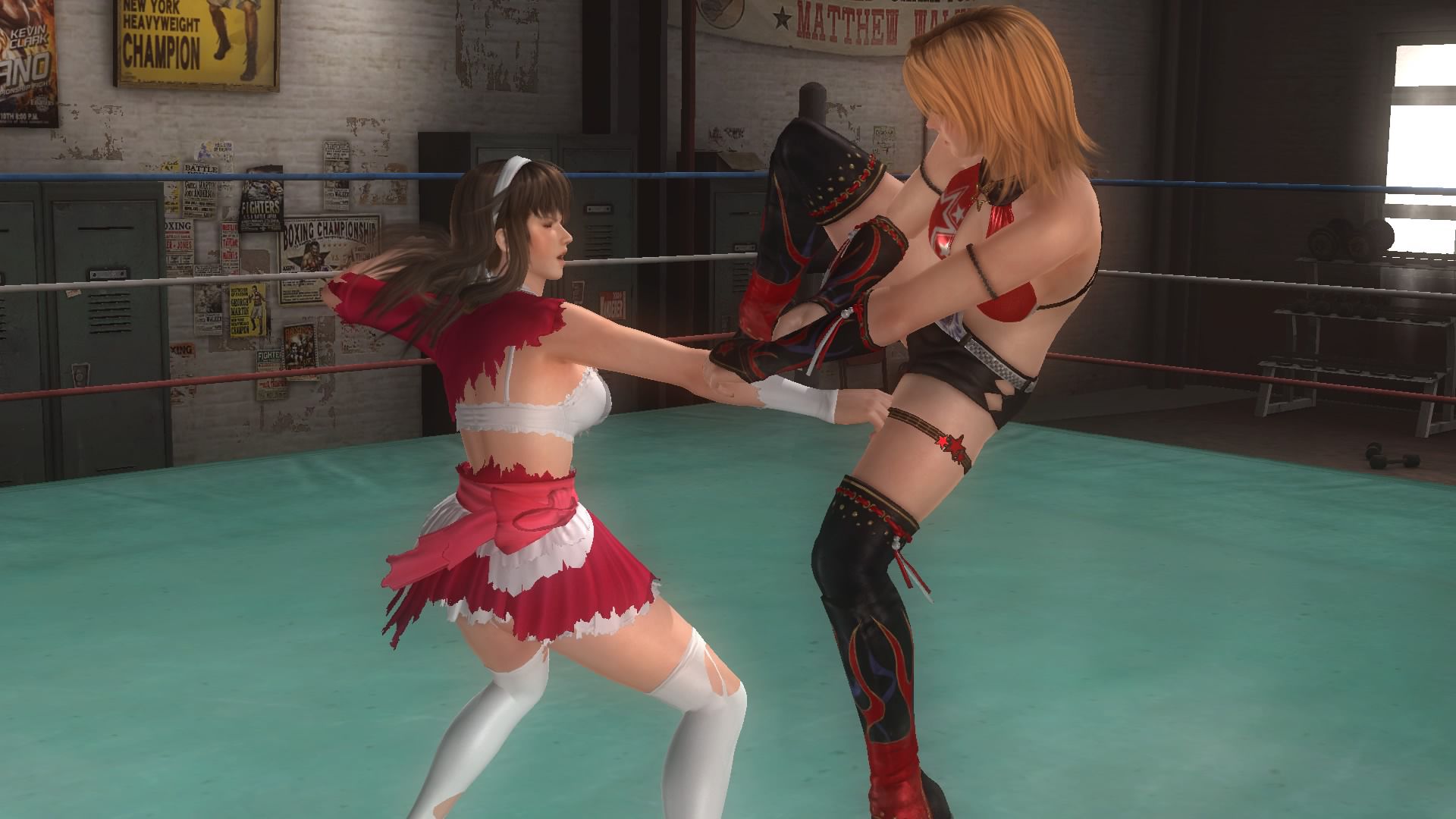 DOA5LR Hitomi (aquaprascos) locking hammer, bouanndoaroo at ryona 2